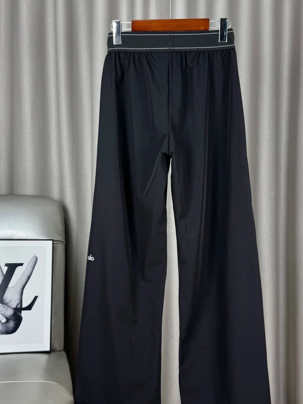 ALO Yoga Black Wide-Leg Women's Pants